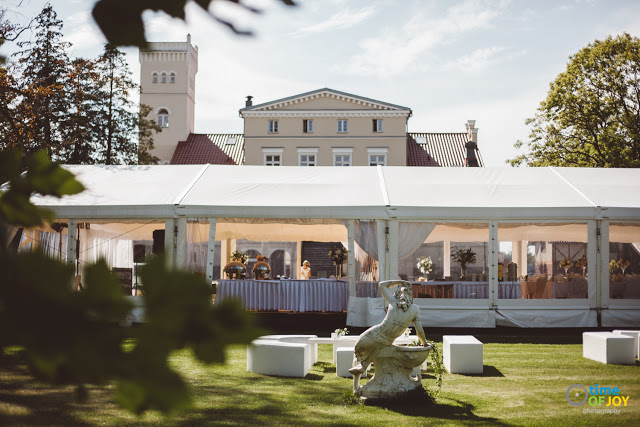 Wedding in a tent